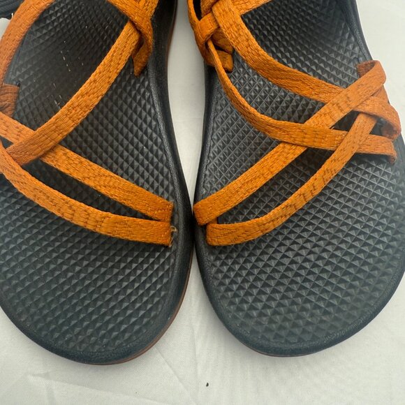 Chaco Z Volv 2 Womens Outdoor Sandals Size 5 Adjustable Black/Orange - Picture 8 of 15